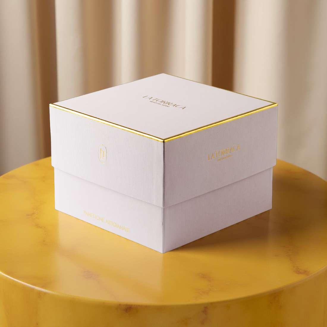 Lemon and ginger panettone