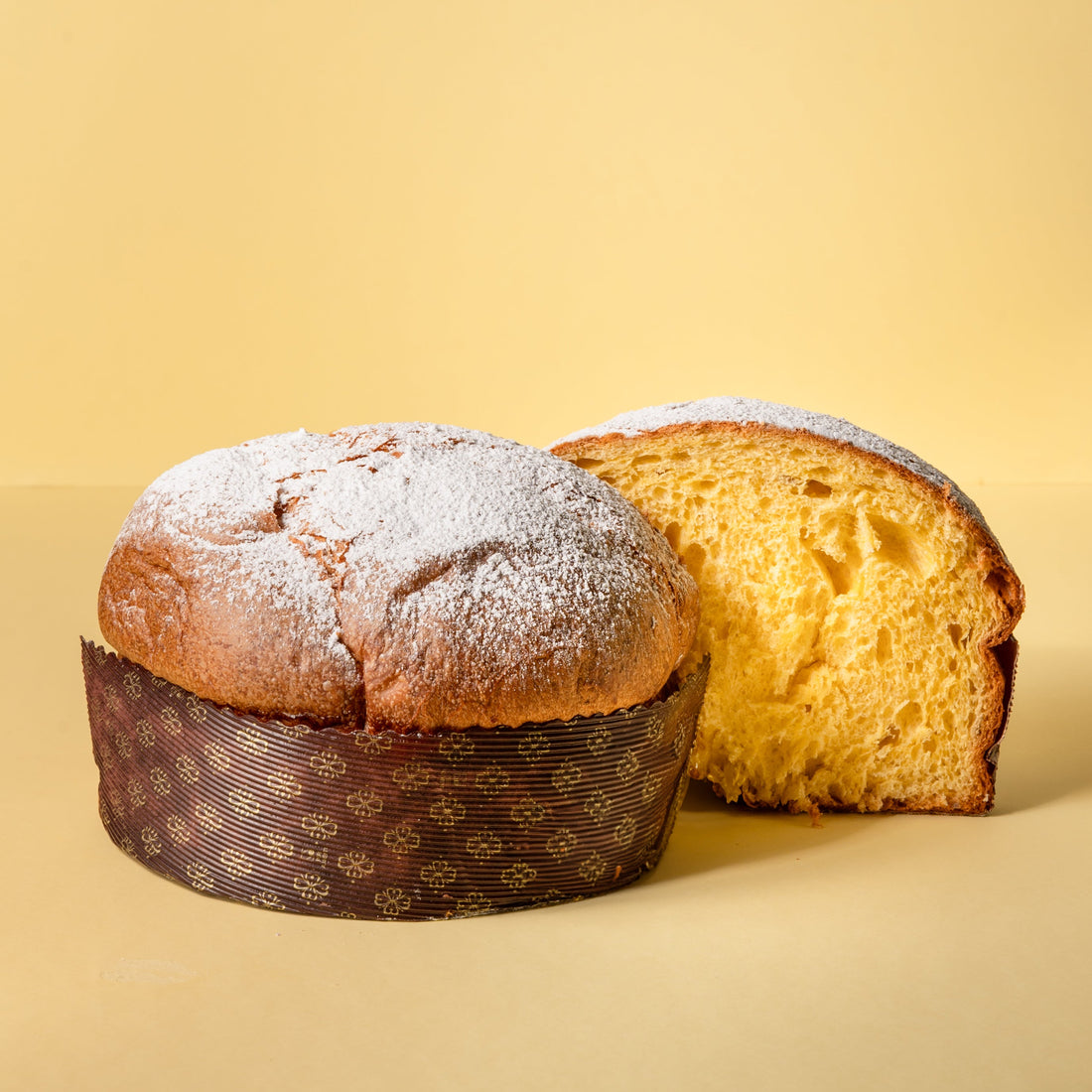 Lemon and ginger panettone