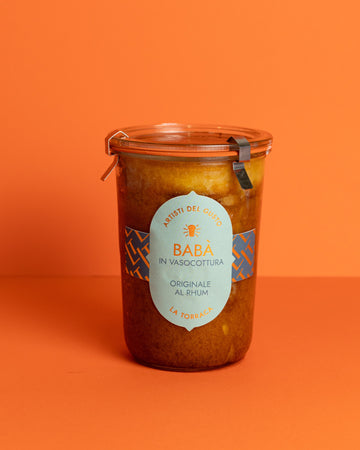 Artisan Babà in Jar with Rum