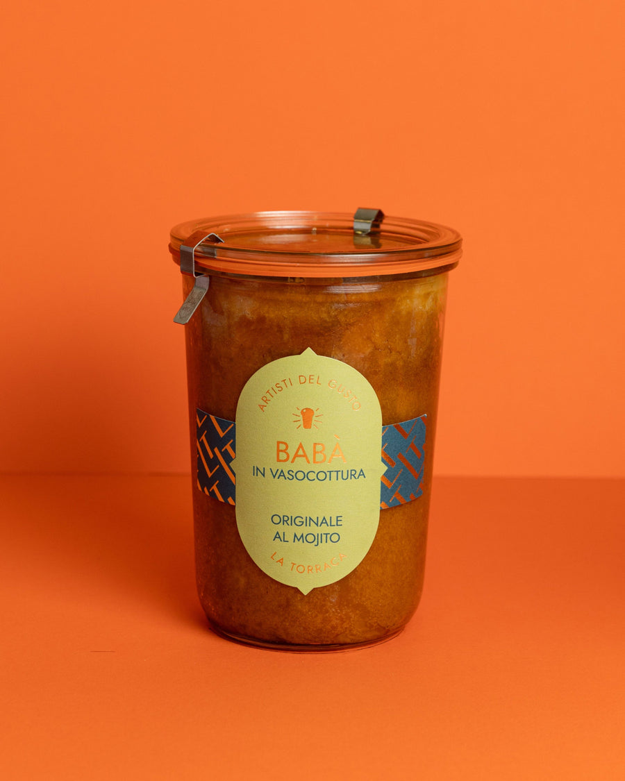 Baba' Artigianale in Vasocottura al Mojito 500gr.