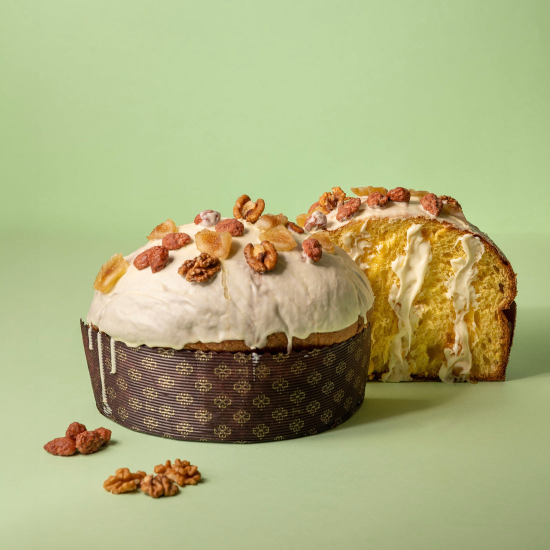 Panettone ai Fichi, Noci e Mandorle 1.2 Kg