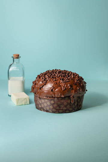 Chocolate buffalo panettone