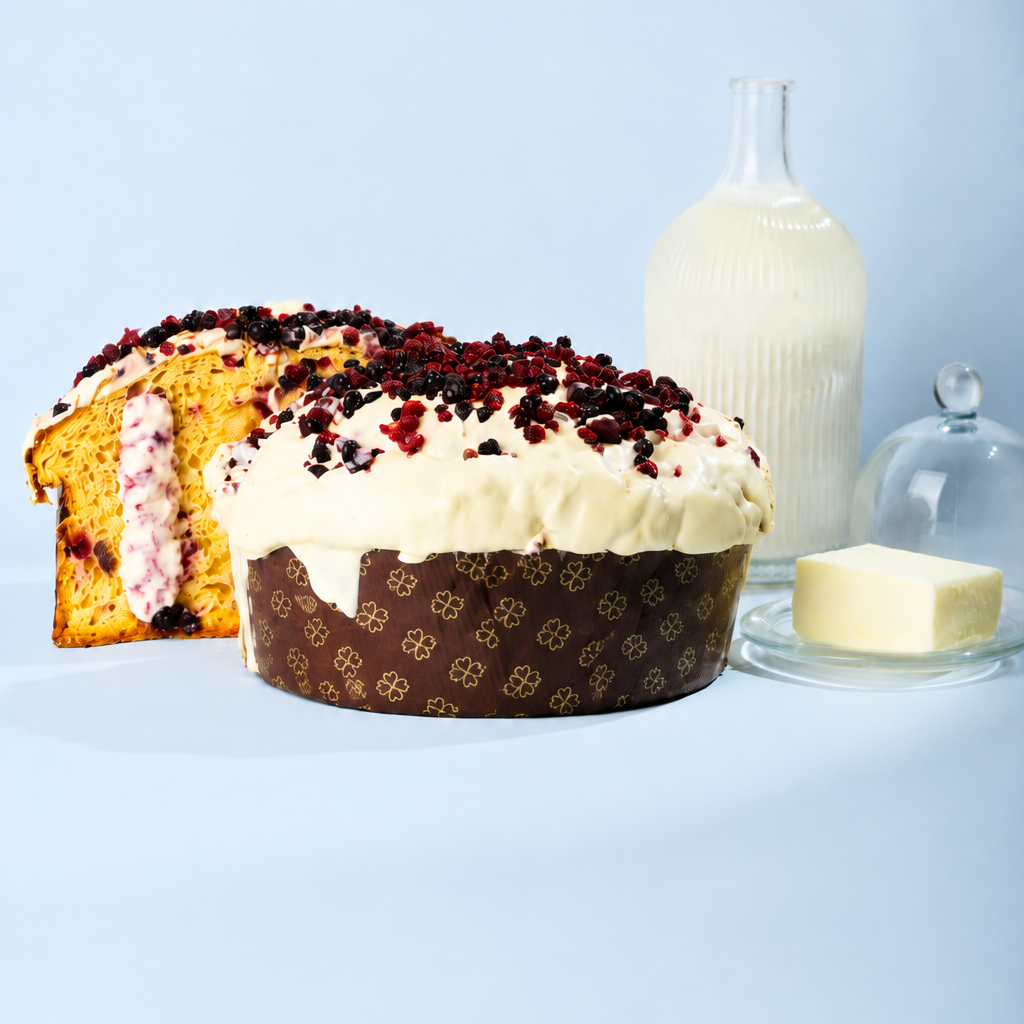 Panettone Di Bufala Frutti Di Bosco 1,2 kg.