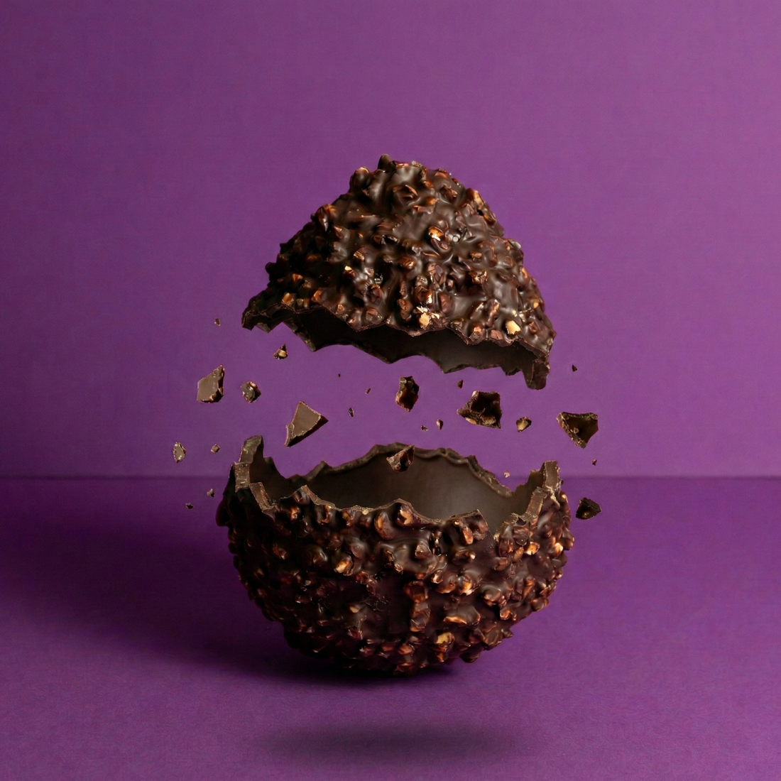 Dark Chocolate Egg with Hazelnuts 500gr