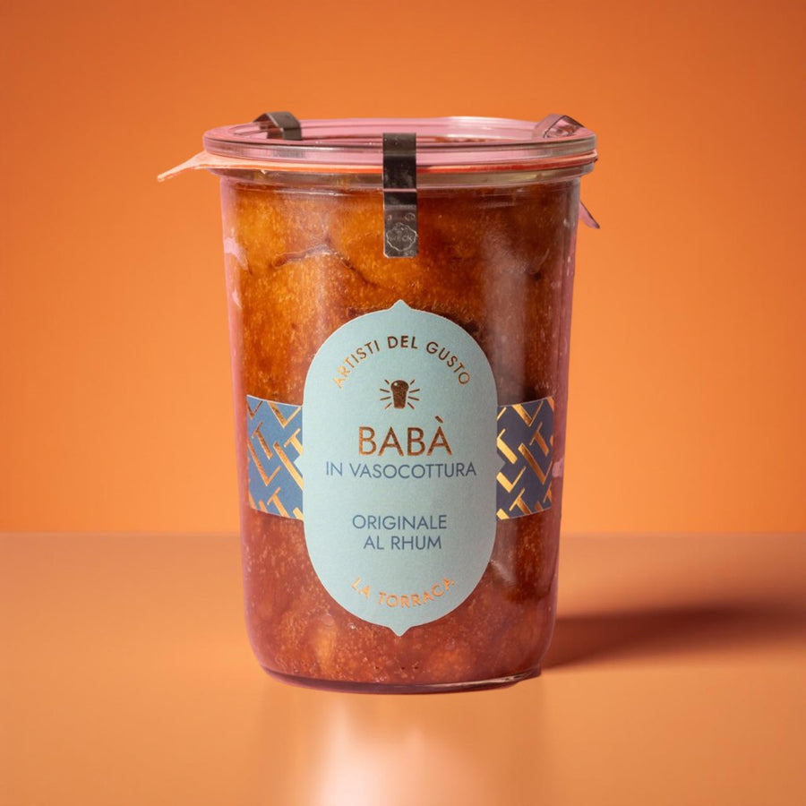 Artisan Babà in Jar with Rum