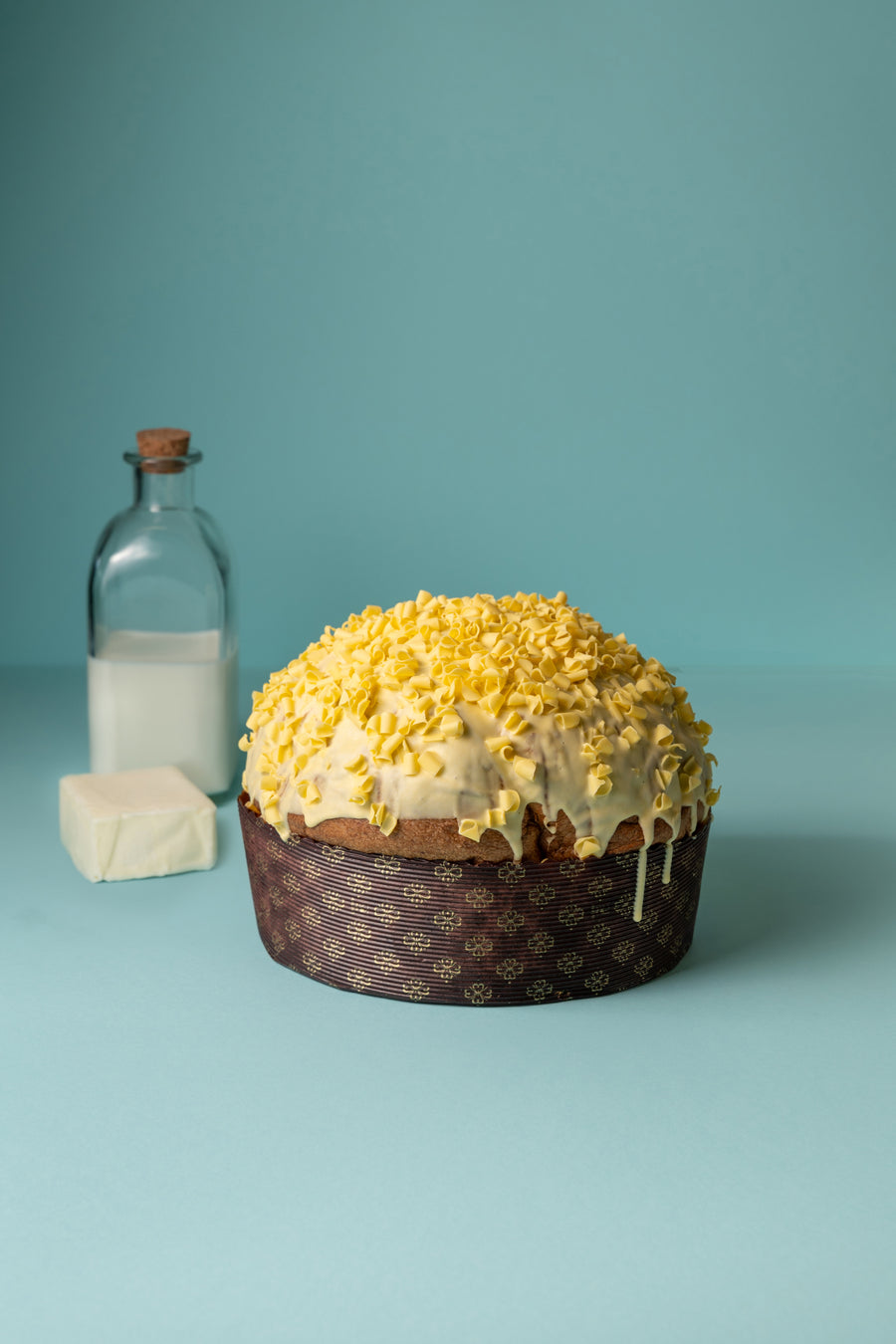 Lemon buffalo panettone