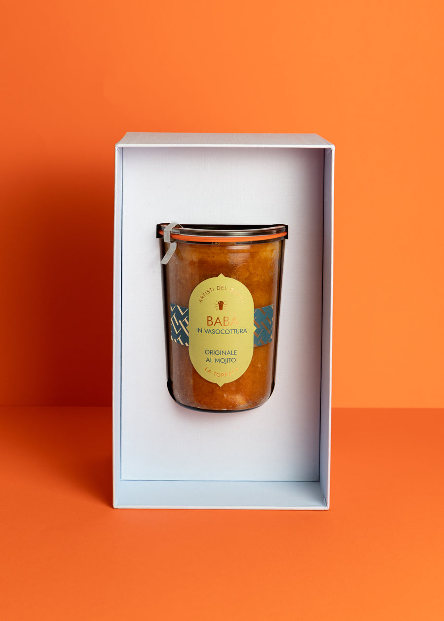 Baba' Artigianale in Vasocottura al Mojito 500gr.
