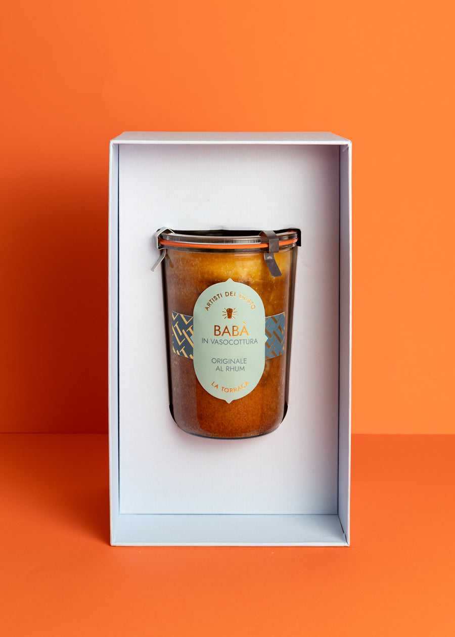 Artisan Babà in Jar with Rum