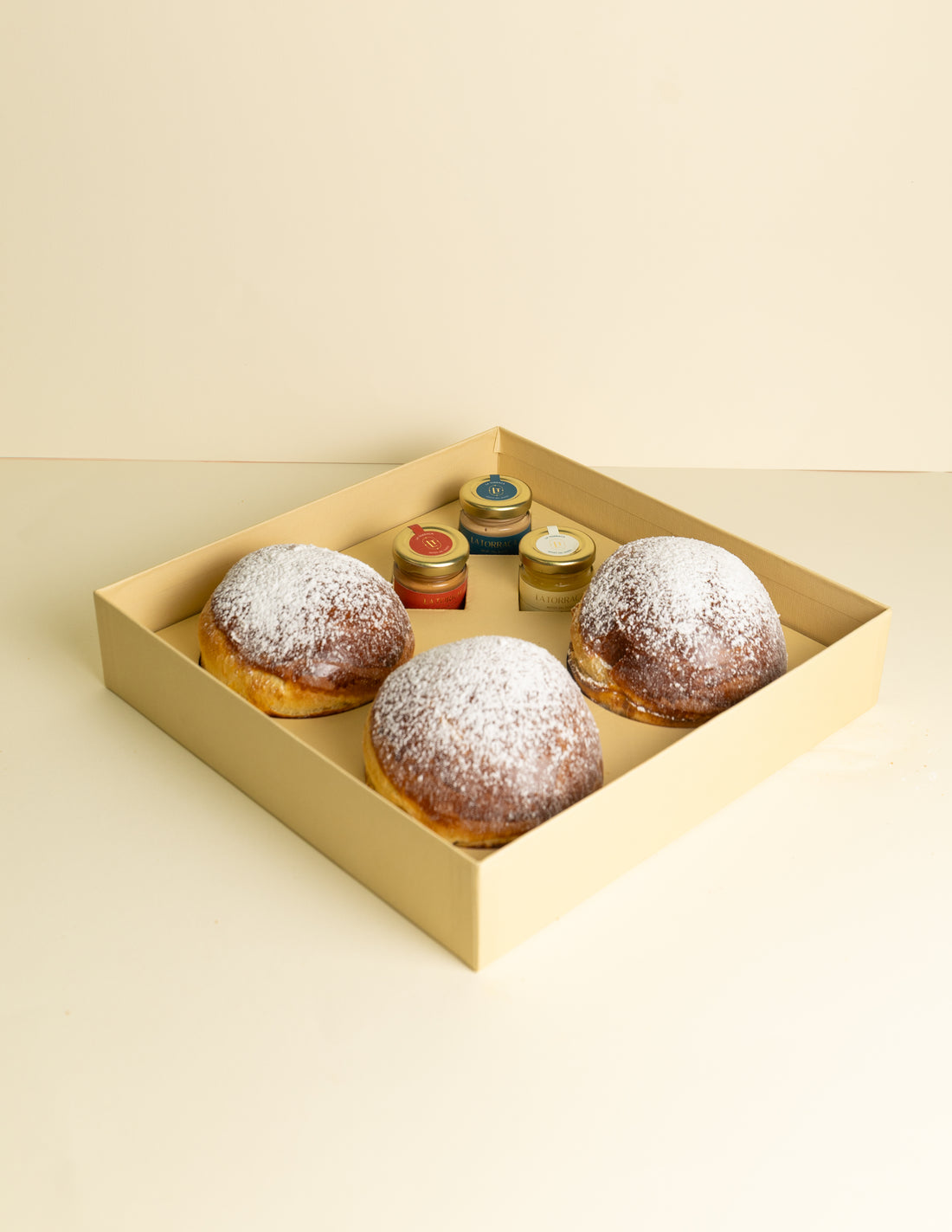 Trilogy Bufala con Mini Spalmabili (Caramello ,Limone ,Nocciola)