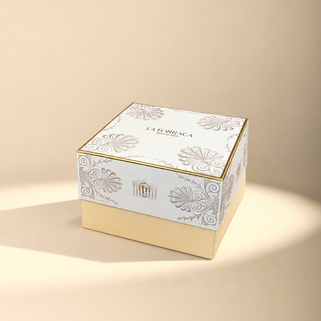 Panettone Cioccolato Fondente Arancia & rhum ( con barattolo cioccolato al rhum ) 1,2KG.