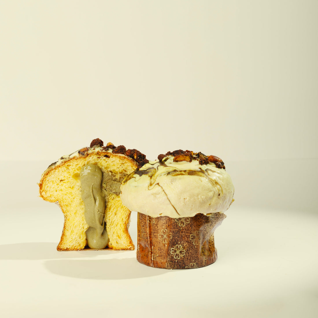Panettoncino Di Bufala Al Pistacchio 150gr.
