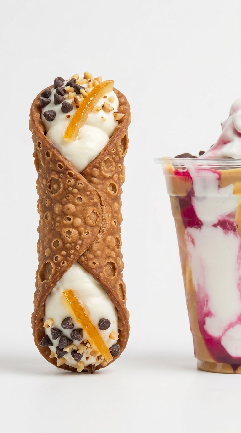 5 CANNOLI ARTIGIANALI EVOLITANO CON RICOTTA DI BUFALA 120Grx5