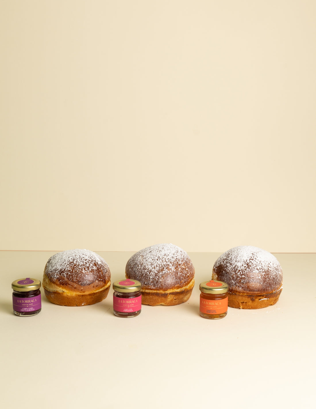 Trilogy Bufala Con Mini Confetture (Albicocca, Fragola, Frutti di Bosco)